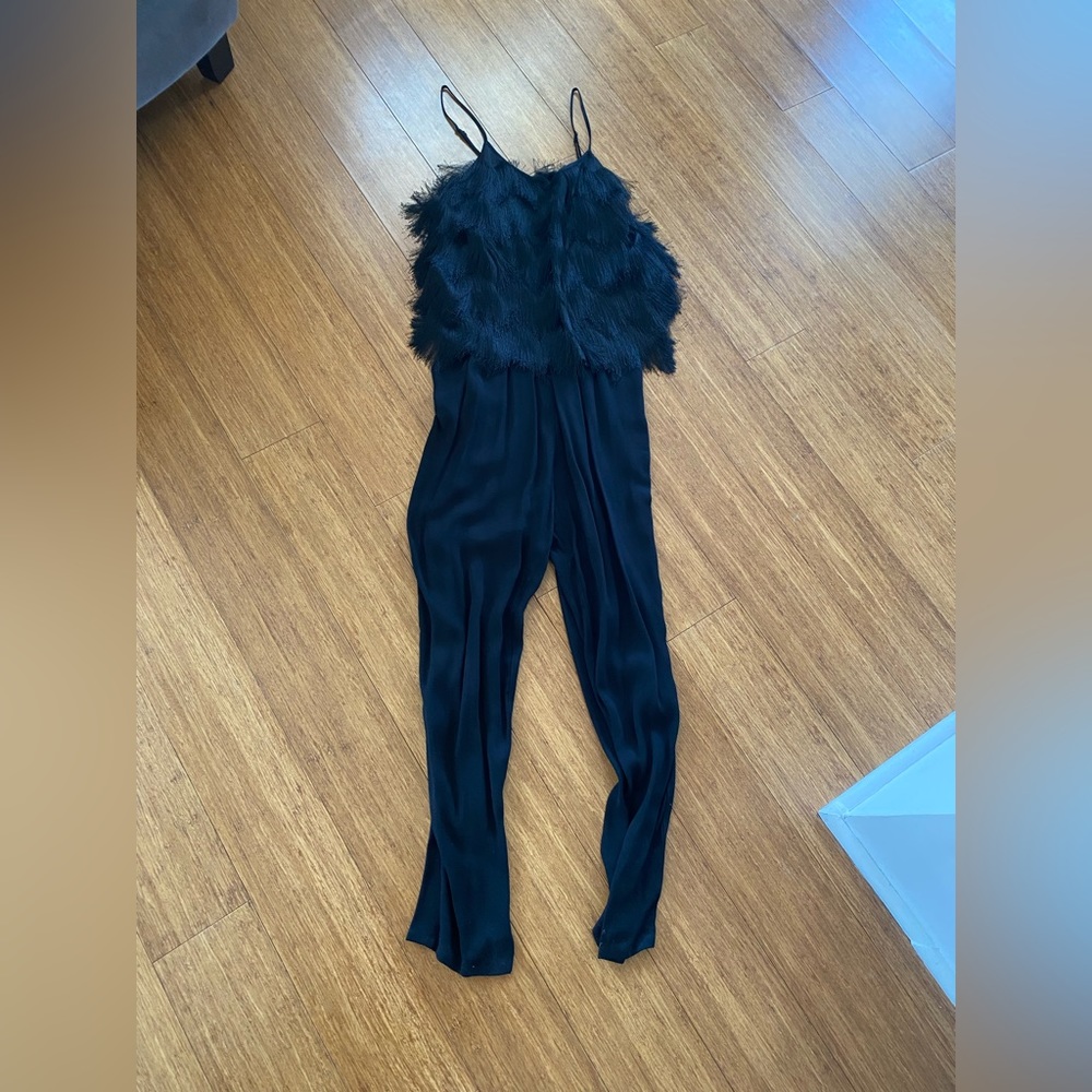 Ella Moss dressy black jumpsuit size small
